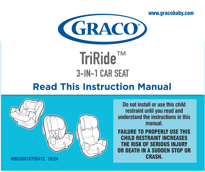 Graco 3- 1 Car Seat manual