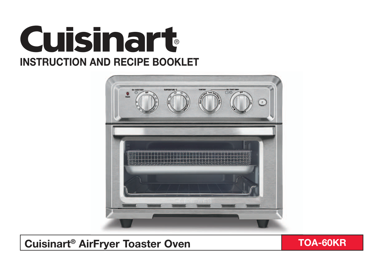 Cuisinart Air Fryer Toaster Oven manual