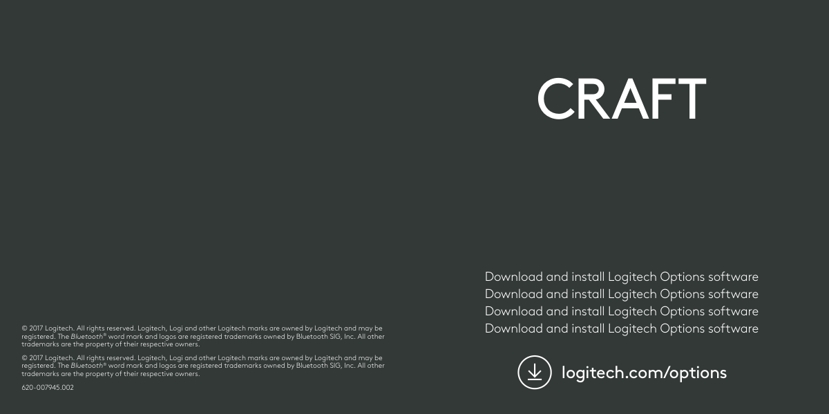 Logitech All About Logi Options manual