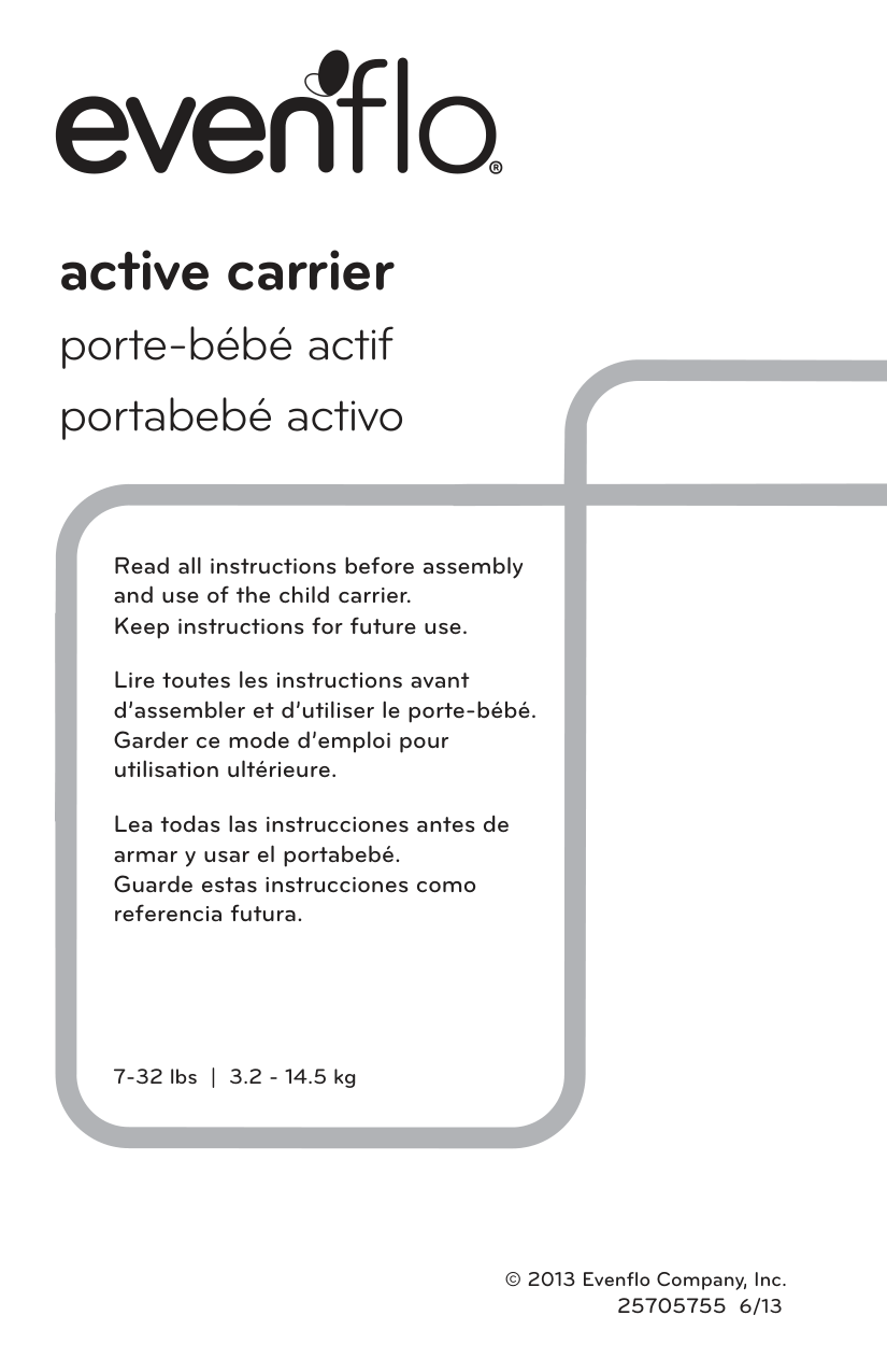 Evenflo All-in-One Convertible Car Seat manual