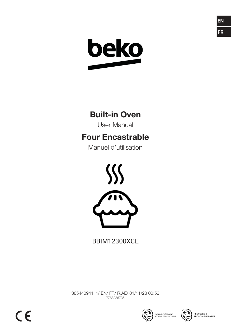 Beko Bbim12300x Electric Oven