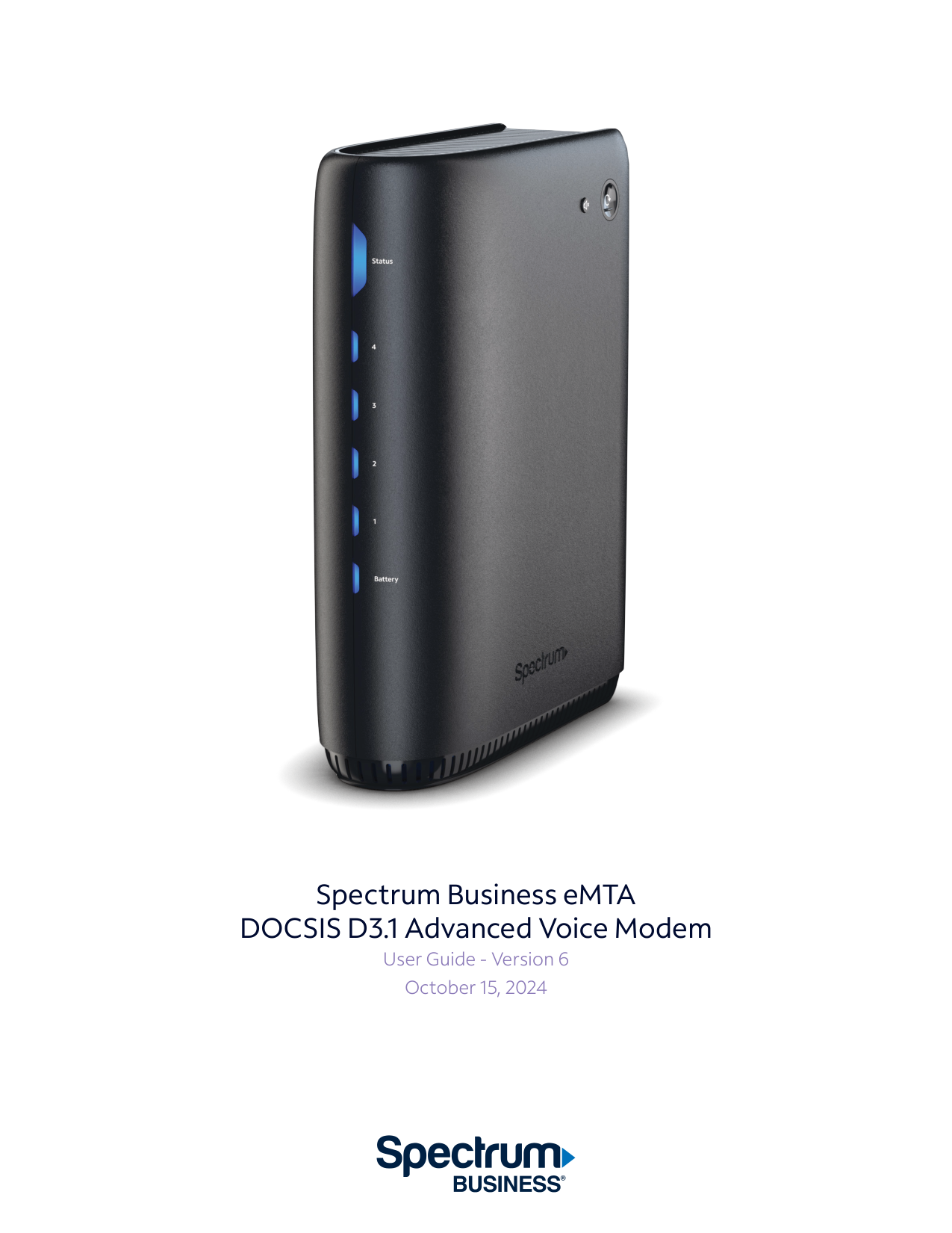 Spectrum Business D3 1 Advanced Voice Modem