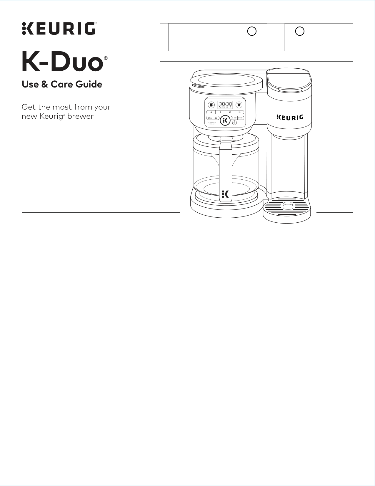 Keurig Descale Duo Coffee Maker manual