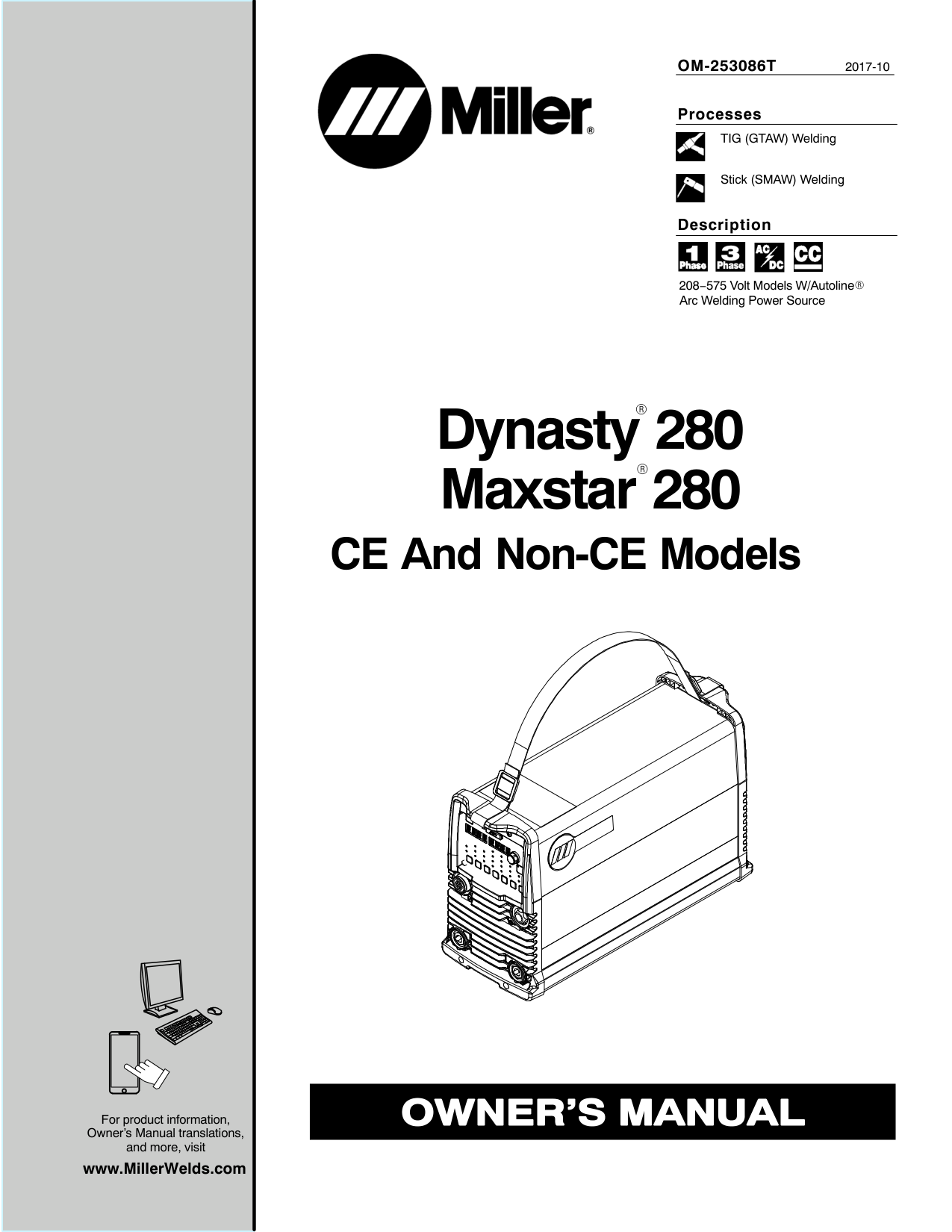 Miller Dynasty 280 manual