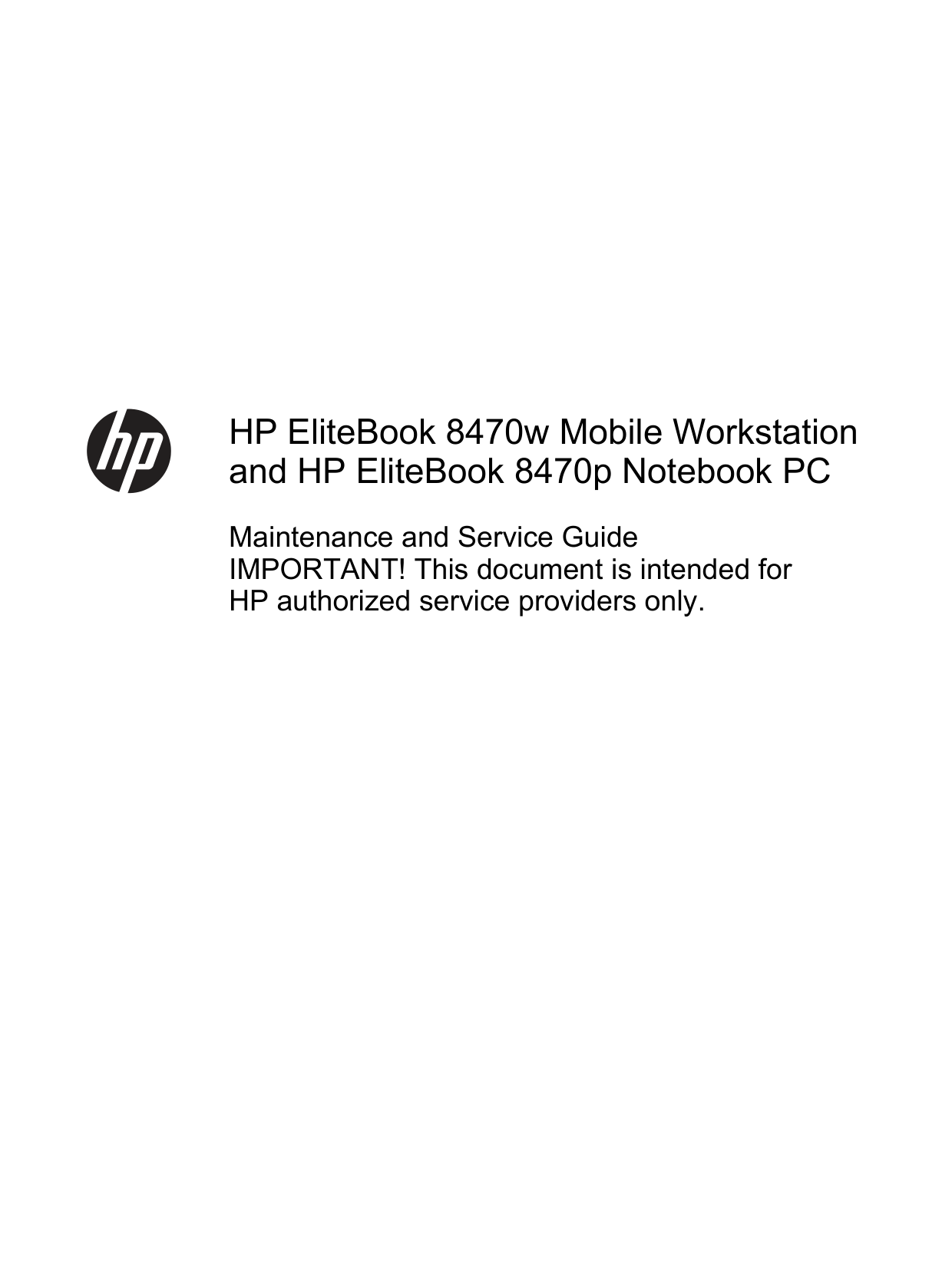 HP Elitebook 8470p Notebook PC