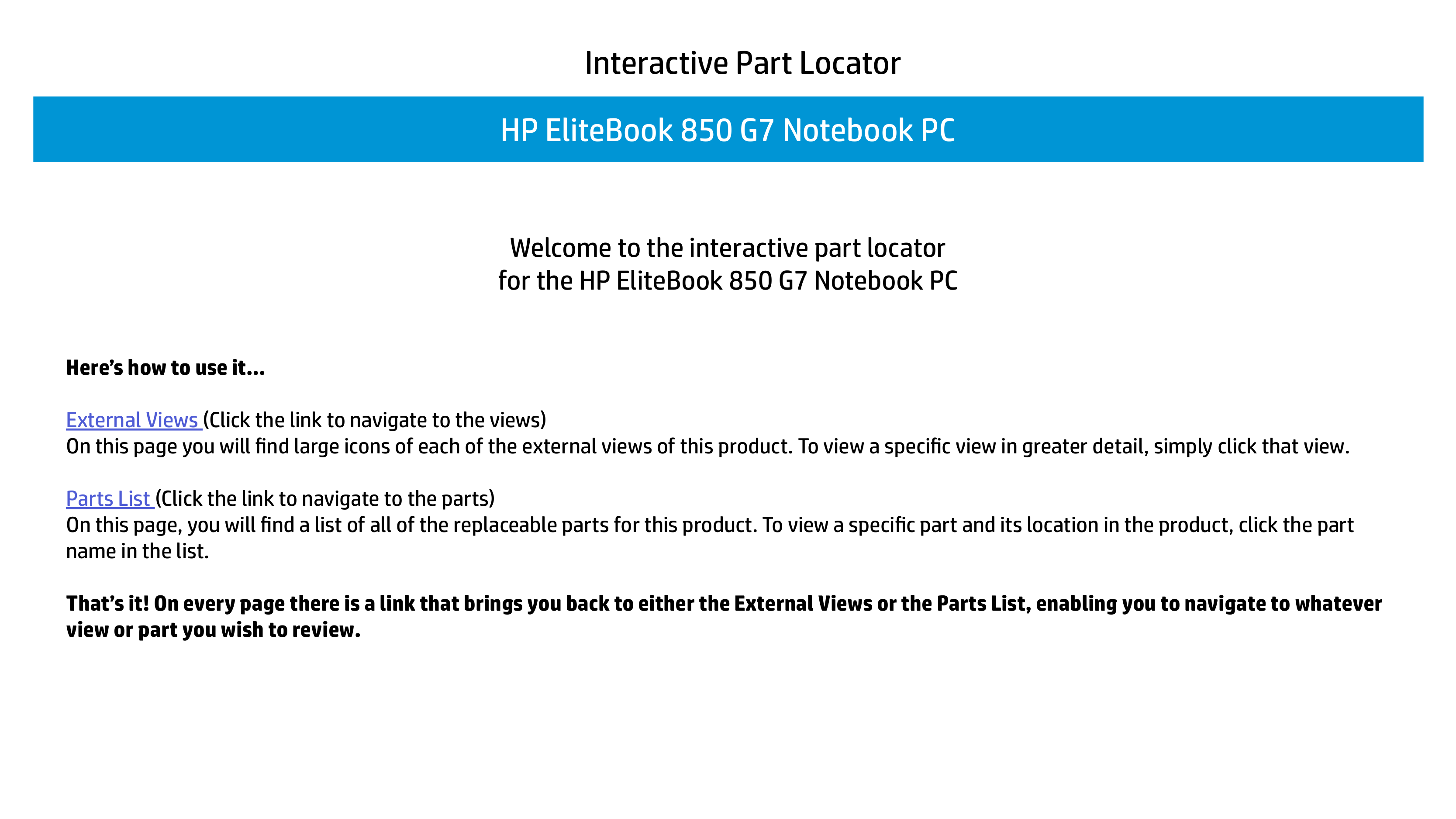 HP Elitebook 850 G7 Notebook PC