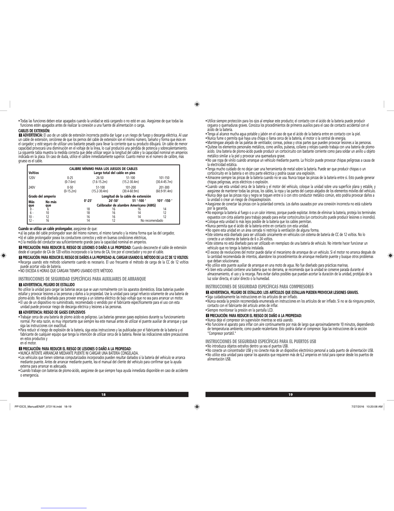 Manual page 10 — Stanley error Alarm Icon flashing with continuous warning beep