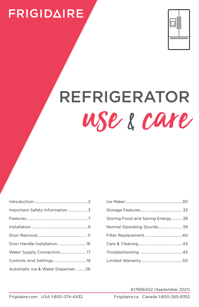 Frigidaire Refrigerator (D1663Ddc-2239-4221-B)
