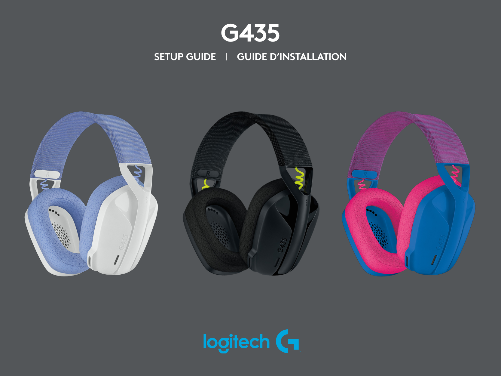 Logitech G435 Wireless Gaming Headset manual