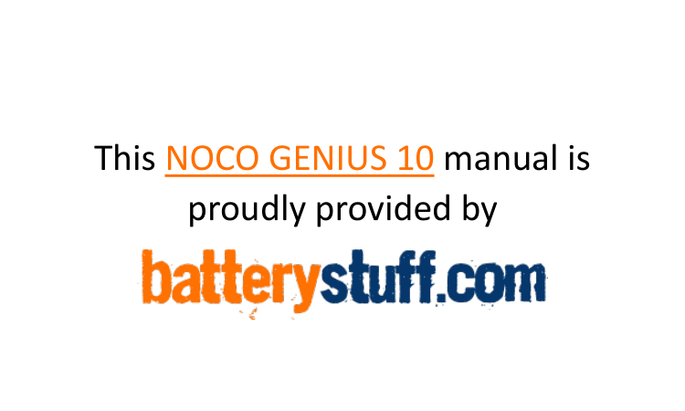 Noco Genius10jp Genius 10 Battery Chargers