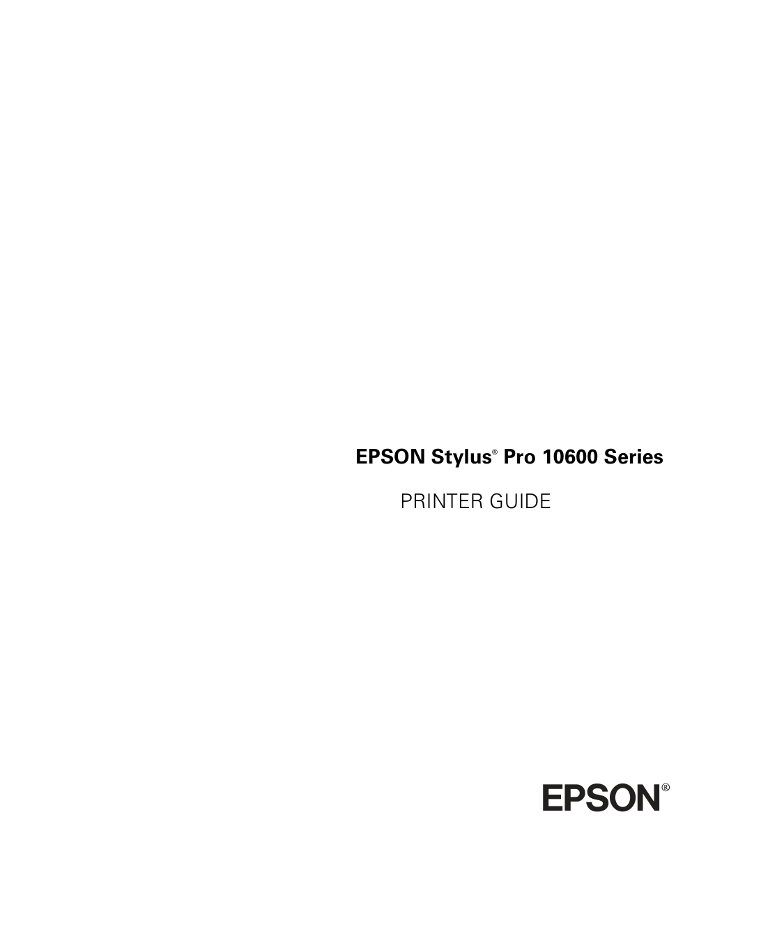 Epson Printer manual