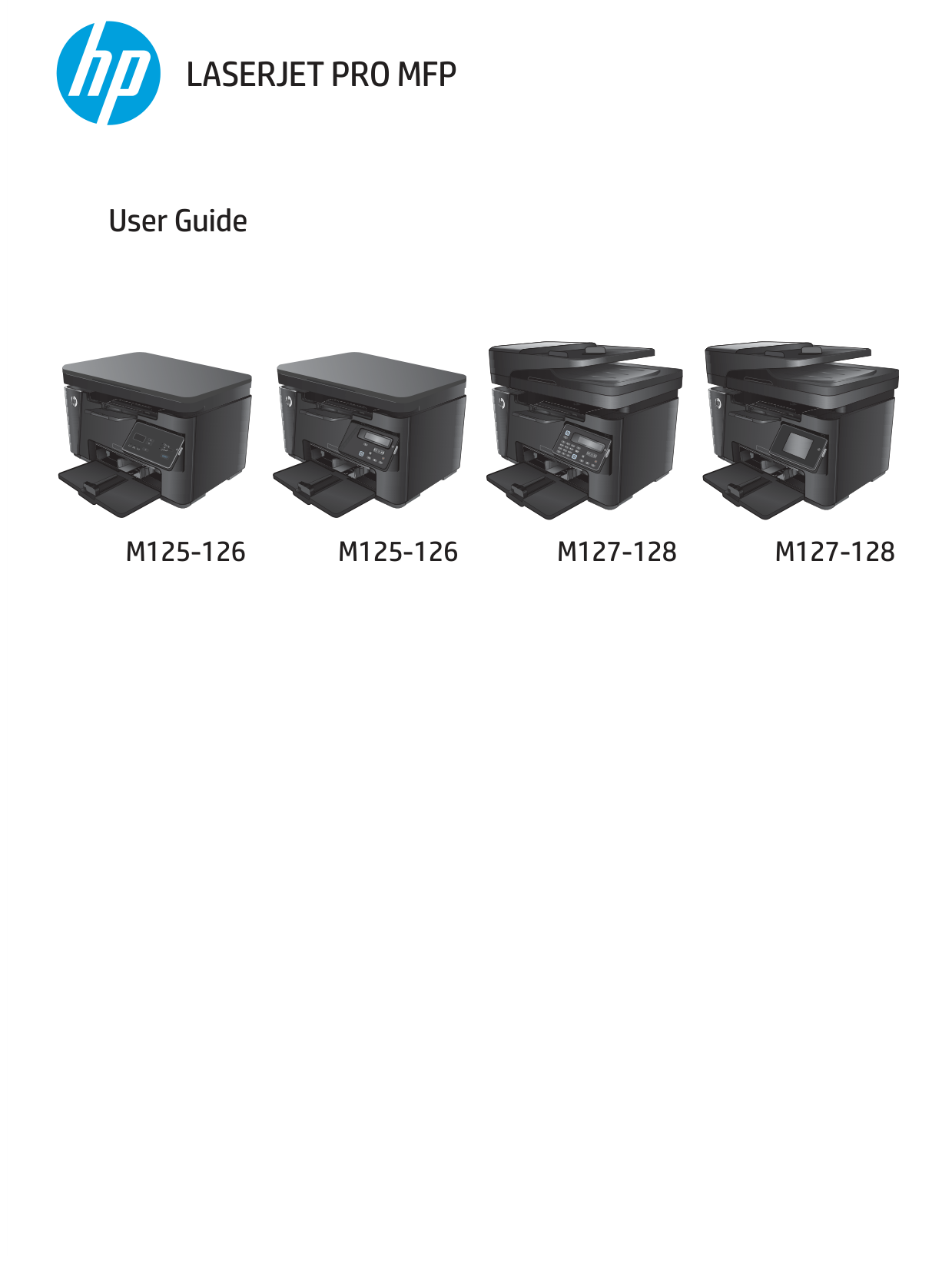 HP LaserJet Pro MFP M128 Multifunction Printer manual