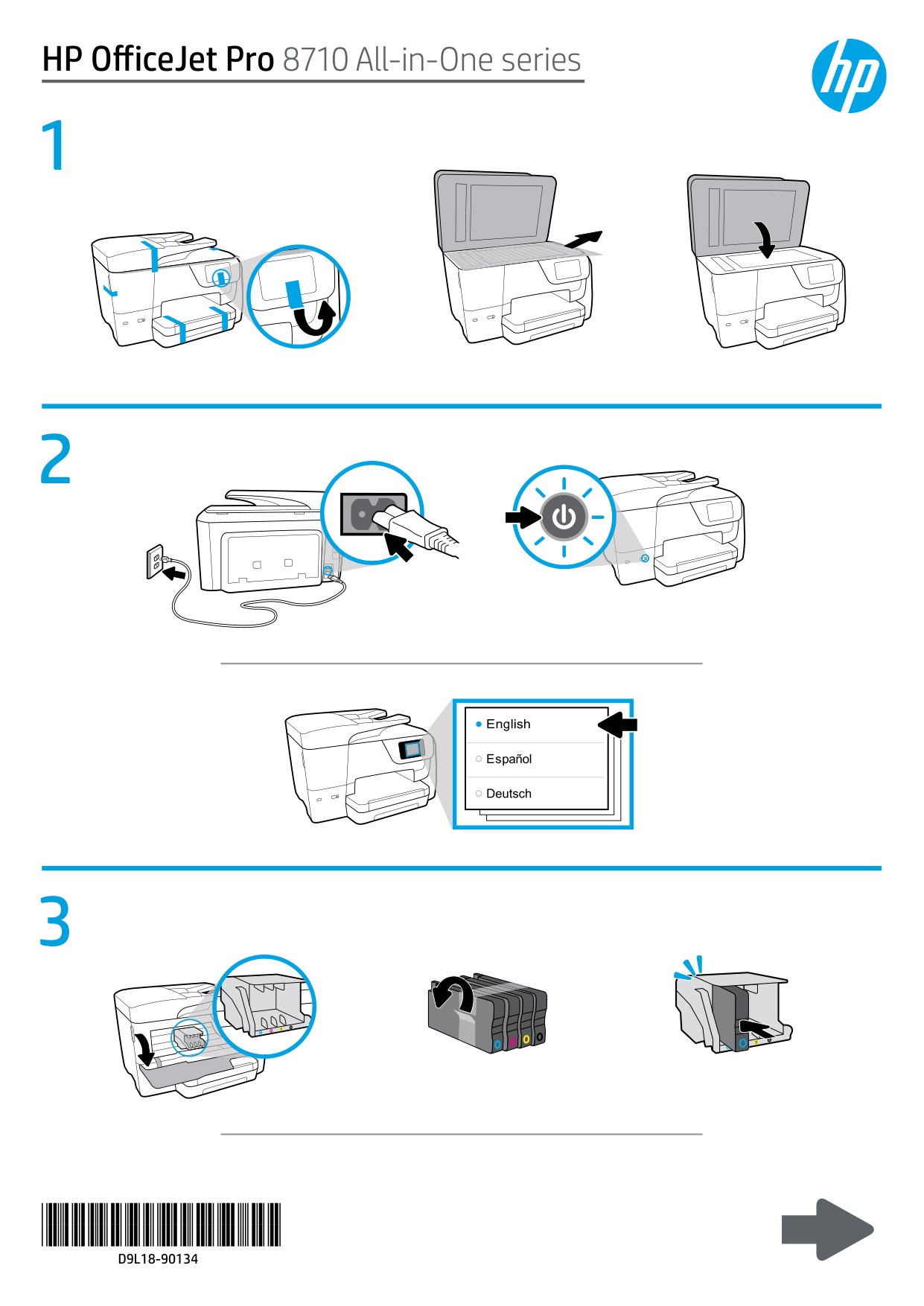 HP Officejet Pro 8710 All-in-One Printer manual