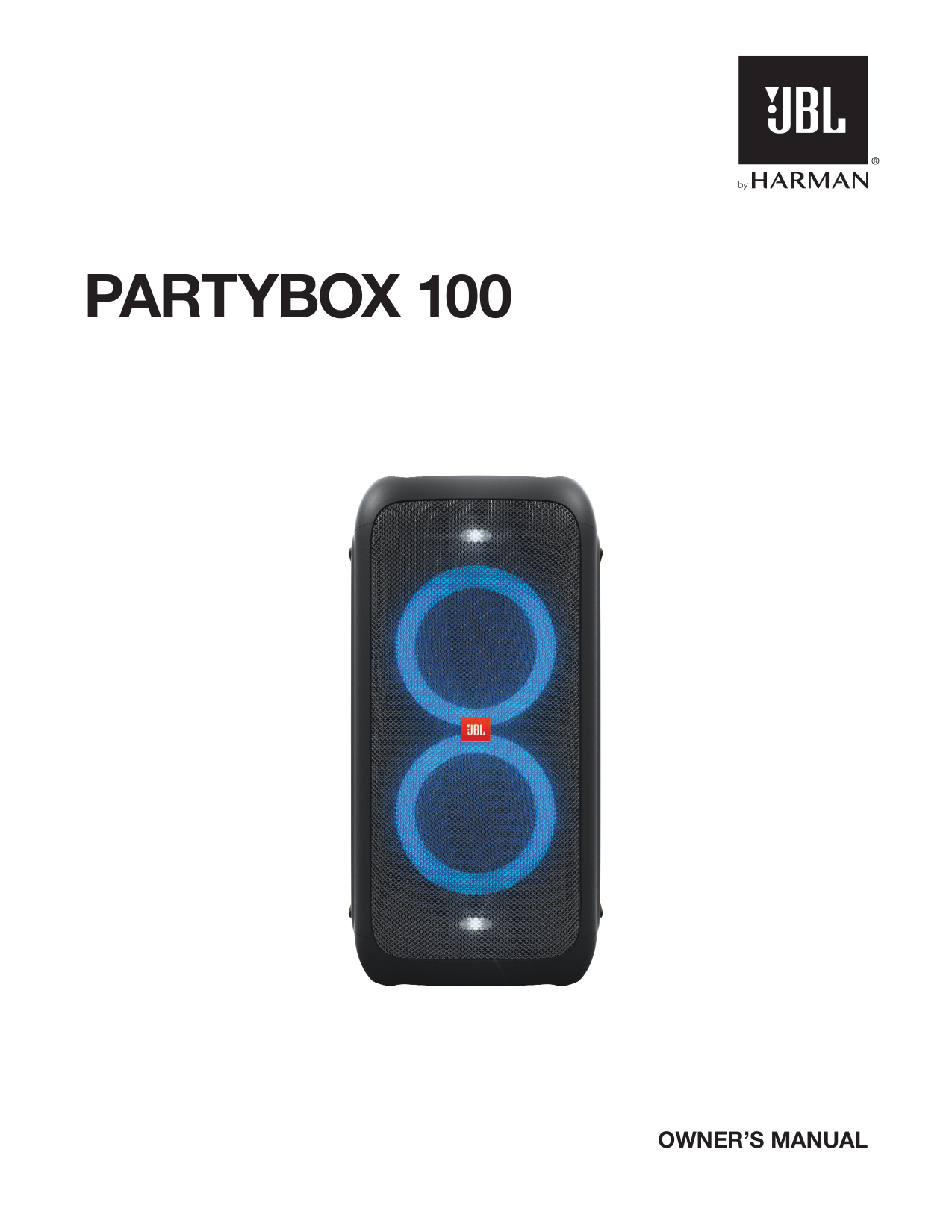 Jbl Partybox 100 Wireless Speaker Specifications