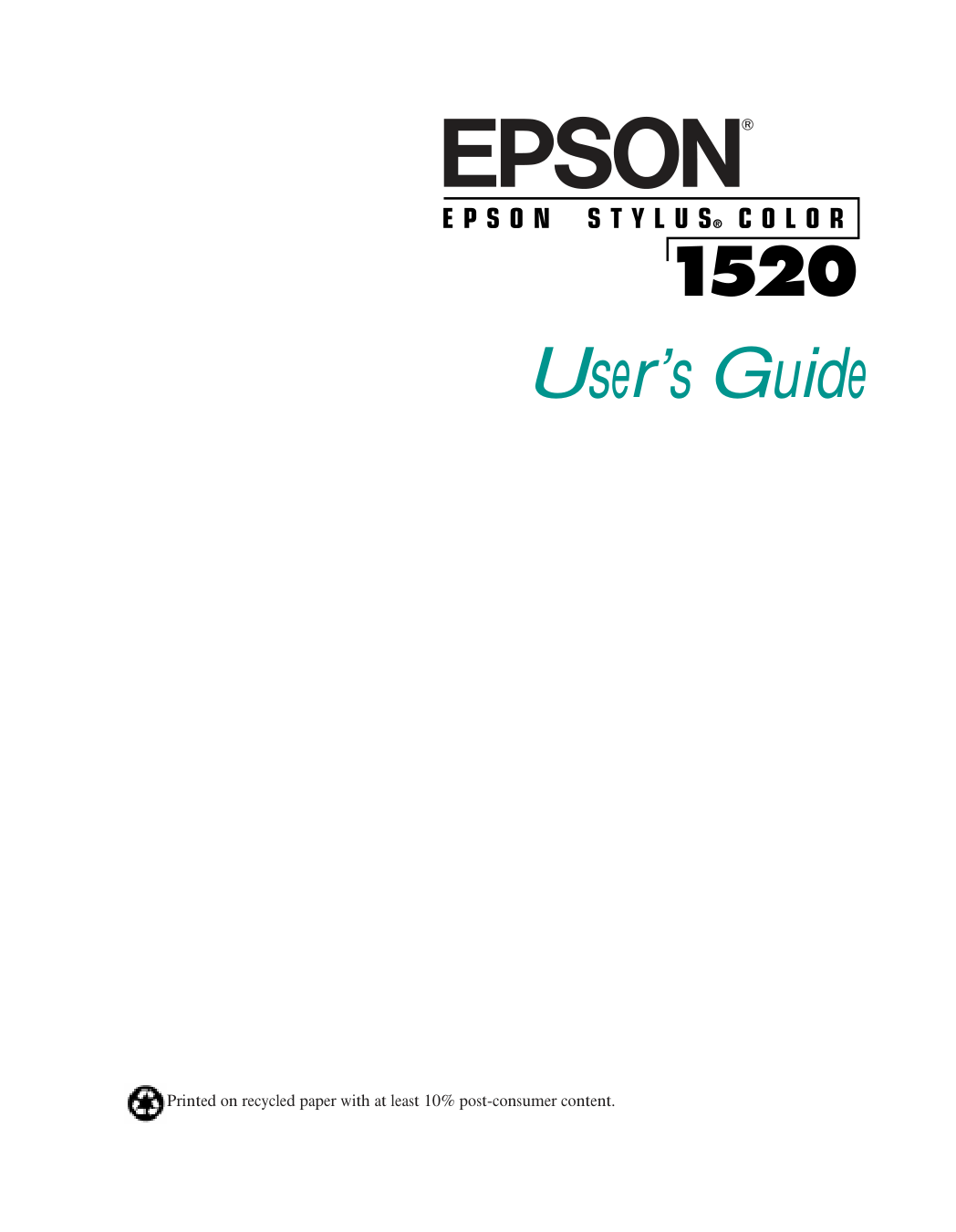 Epson EcoTank ET-2800 Color Printer manual