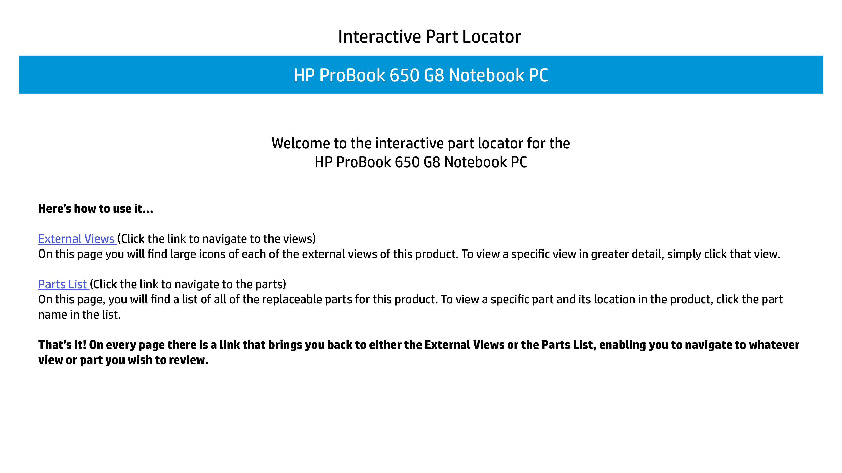 HP Probook 650 G8 Notebook PC
