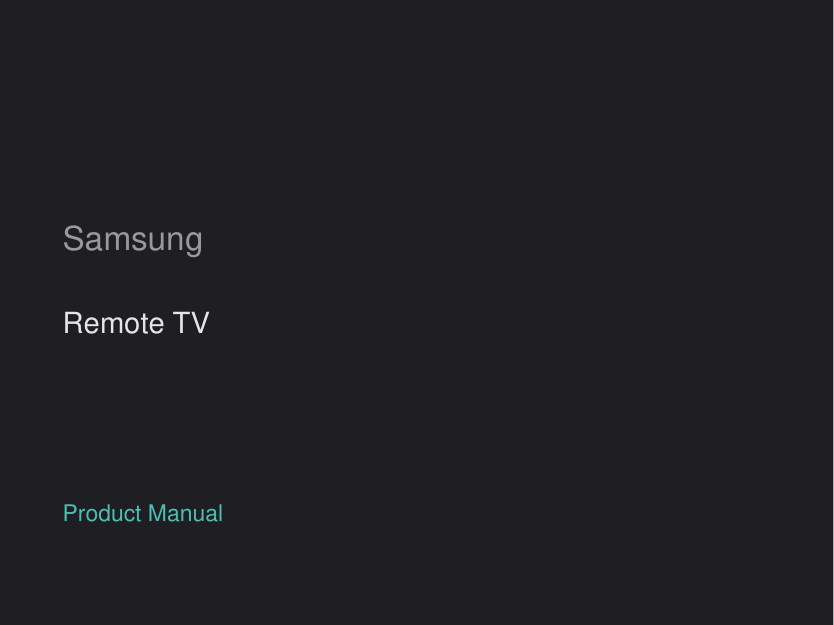 Philips Remote Control TV Universal manual