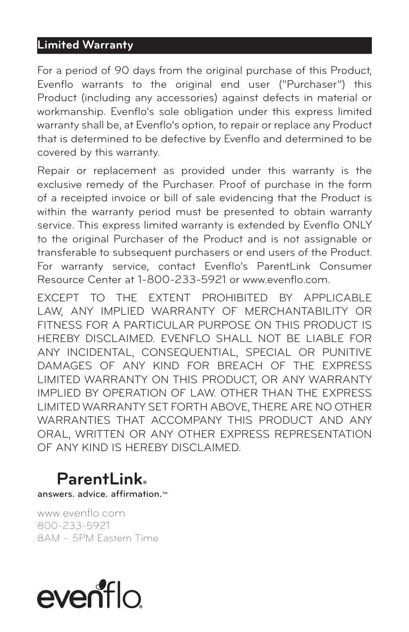 Evenflo Revolve 360 Car Seat manual