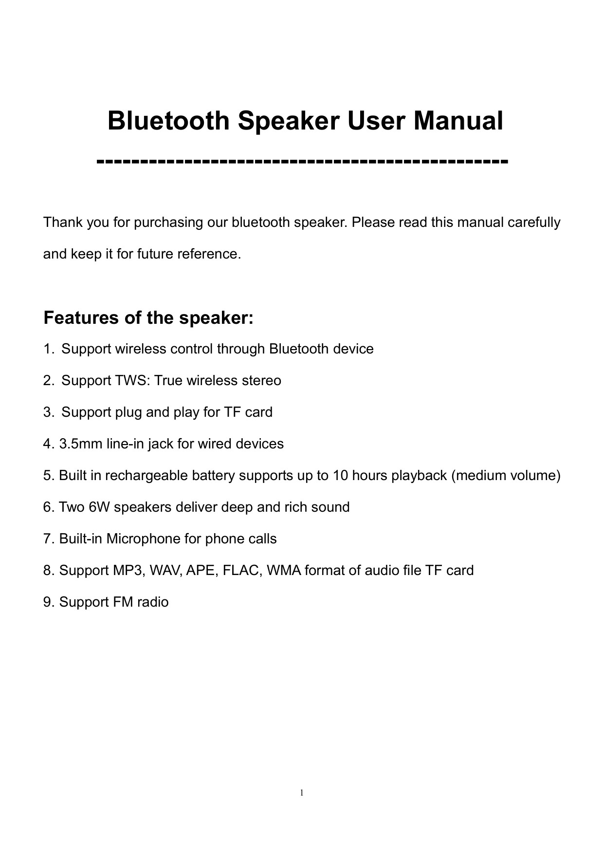 Daiso Sr1323 Bluetooth Speaker