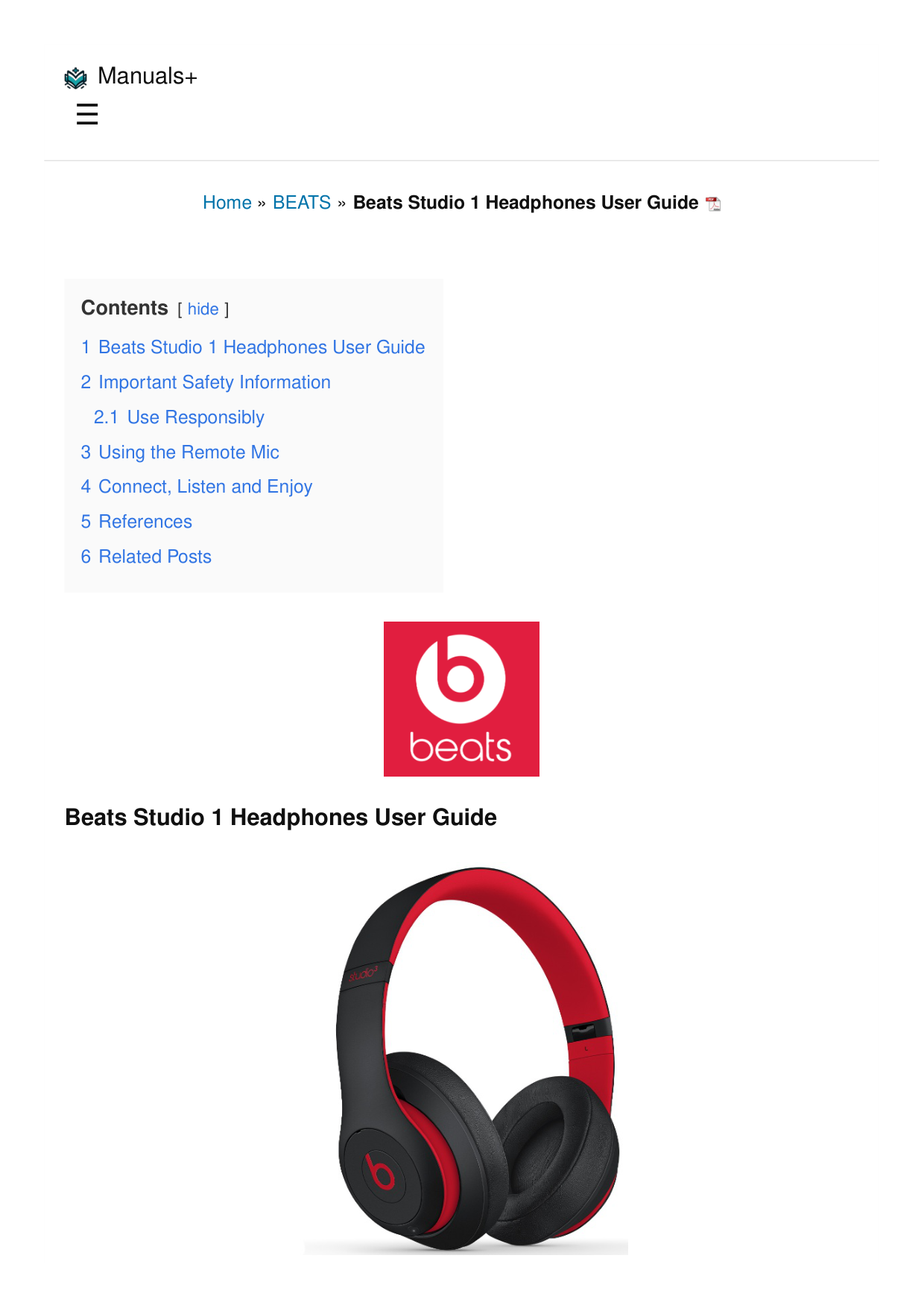 Beats Studio Wireless Headphones